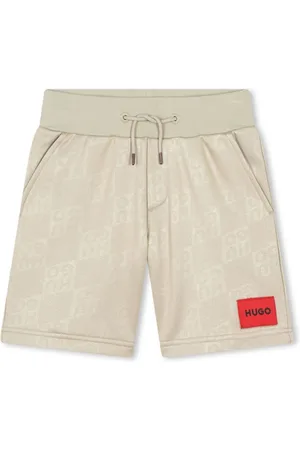 HUGO BOSS Monogram-pattern track shorts