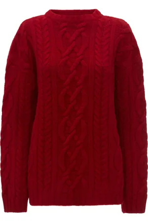 J.W.Anderson Cable-knit crew-neck jumper