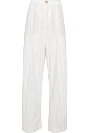Vince Striped wide-leg trousers