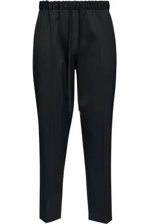 Maison Margiela Drawstring tailoring wool trousers