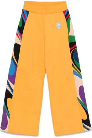 PUCCI Junior Iride-print trousers