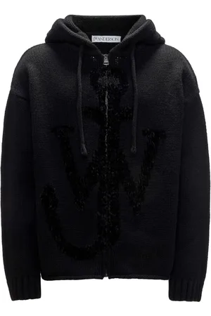 J.W.Anderson Anchor-logo zip hoodie
