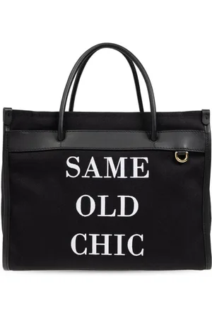 Moschino Slogan printed tote bag
