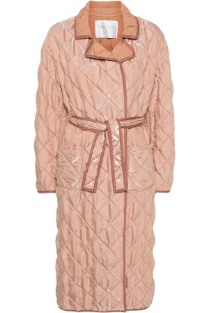 FORTE FORTE Sheen-effect quilted coat