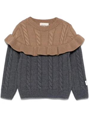 DOUUOD KIDS Cable-knit sweater