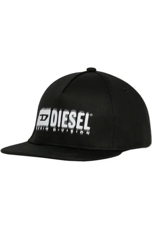 Diesel Logo-print gabardine cap