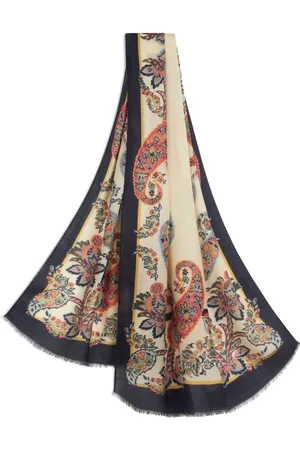 Etro Paisley-print fringed scarf