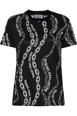 VERSACE Chain Couture-print T-shirt