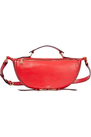 LANCEL Origami leather midi crossbody bag
