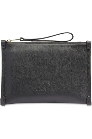 LANCEL Jour de leather clutch bag