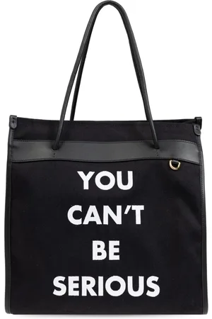 Moschino Slogan printed tote bag