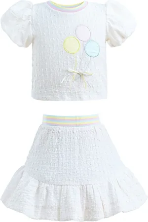 Mimi Tutu Boucl?? skirt and top set