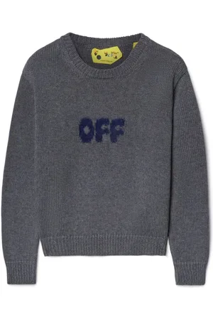OFF-WHITE Arrow Chunky brushed-logo jumper