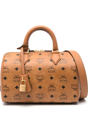 MCM Small Ella Boston leather bag