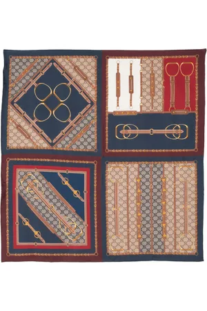 Gucci Heritage-print silk scarf