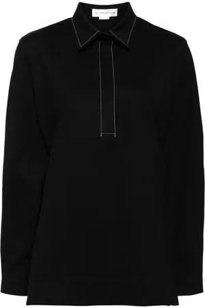 Victoria Beckham Decorative-stitching polo top