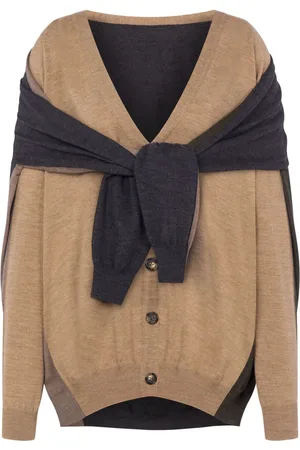 Moschino Deconstructed virgin wool cardigan