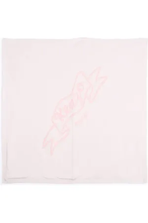 Kenzo Logo-intarsia blanket