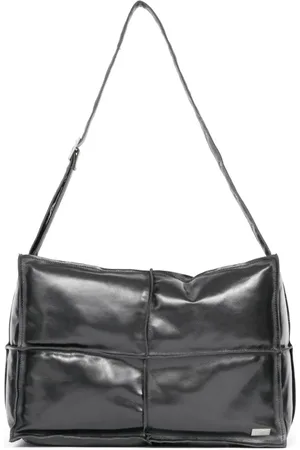 Maison Margiela Logo-plaque leather shoulder bag