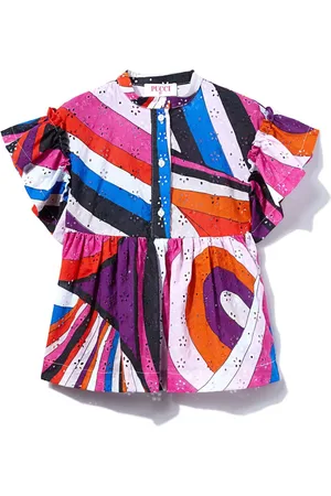 PUCCI Junior Iride-print cotton T-shirt