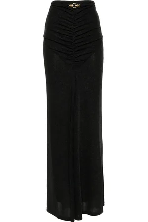 Roberto Cavalli Draped-detail skirt