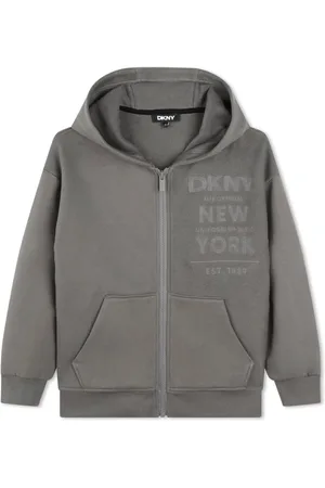 DKNY Logo-embroidered hoodie