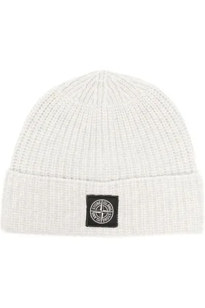 Stone Island Compass-patch beanie hat