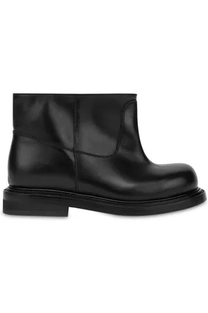 Moschino Slip-on leather ankle boots