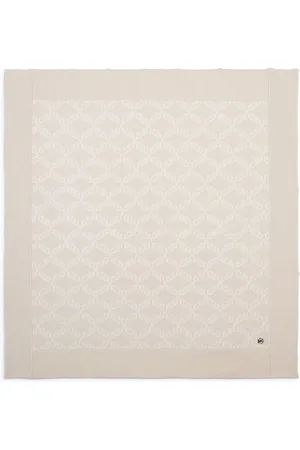 Michael Kors Monogram patterned blanket