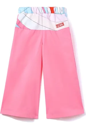 PUCCI Junior Iride-print trousers