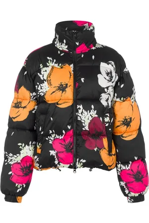 Moschino Floral-print quilted puffer jacket