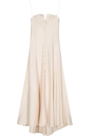 FORTE FORTE Strapless tailored maxi dress