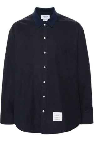 Thom Browne RWB stripe-print flannel shirt