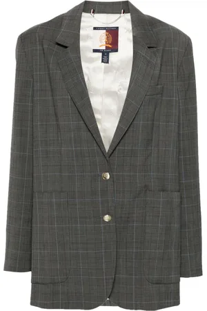 Tommy Hilfiger Single-breasted checked blazer