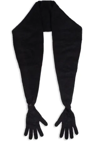 Moschino Knited gloved scarf