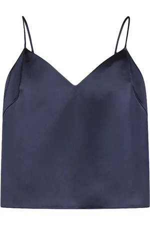 GALVAN Ischia satin tank top