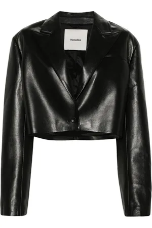 Nanushka Aidula single-breasted cropped blazer