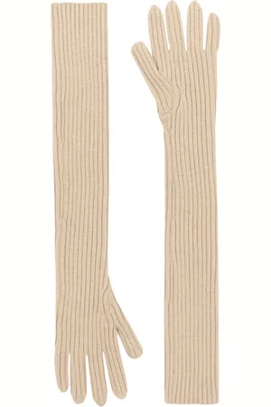 DRIES VAN NOTEN Long wool gloves