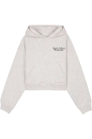 Sporty & Rich SR Country Club cropped hoodie