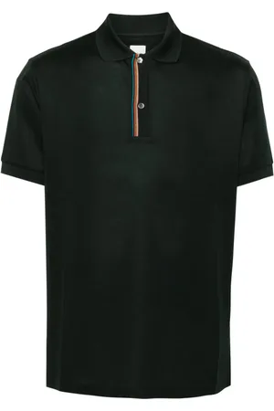 Paul Smith Signature Stripe-trim polo shirt