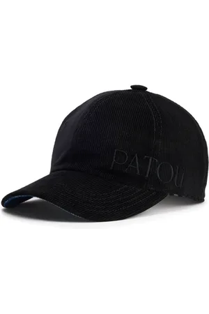 Patou Logo-embroidered corduroy cap