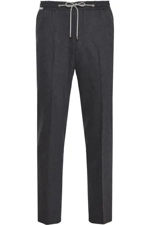 corneliani Creased straight-leg trousers