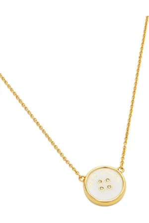 Marc Jacobs Logo-plaque pendant necklace