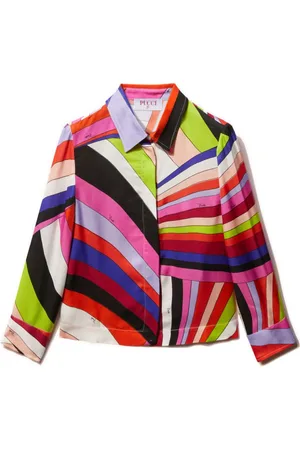 PUCCI Junior Iride-print shirt