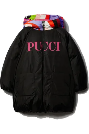 PUCCI Junior Logo-print puffer jacket