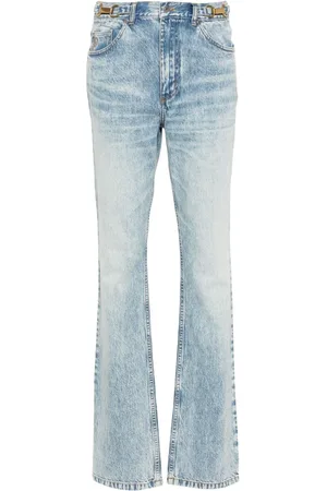 Stella McCartney Clasp-embellished tapered jeans