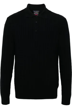Paul & Shark Cable-knit polo shirt