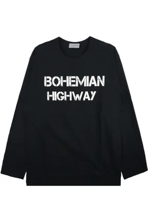 YOHJI YAMAMOTO Logo-print cotton T-shirt