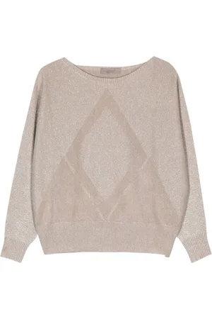 D.EXTERIOR Metallic-threading jumper