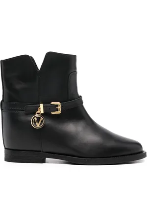 Via Roma Logo-charm boots